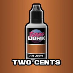 Turbo Dork - Two Cents Metallic Acrylic Paint 20ml Bottle